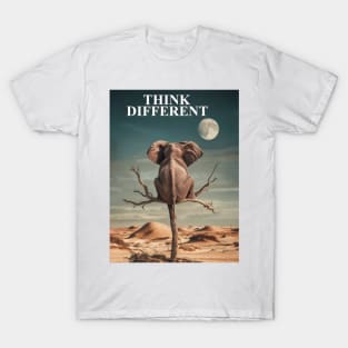 Think Different: Surreal Desert Elephant T-Shirt